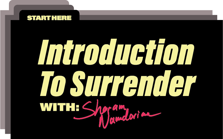 Introduction to Surrender with Sharam Namdarian